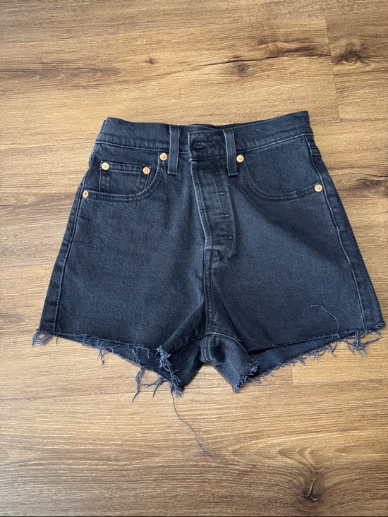 Levi's Pants - Woman's Levi's Premium High Rise Ribcage Shorts. Size 24